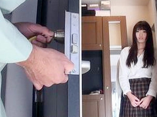 Nippon Teen Gets Horny with Repairman after He Fixed her Chinese Lock - Porn XXX Tokyo